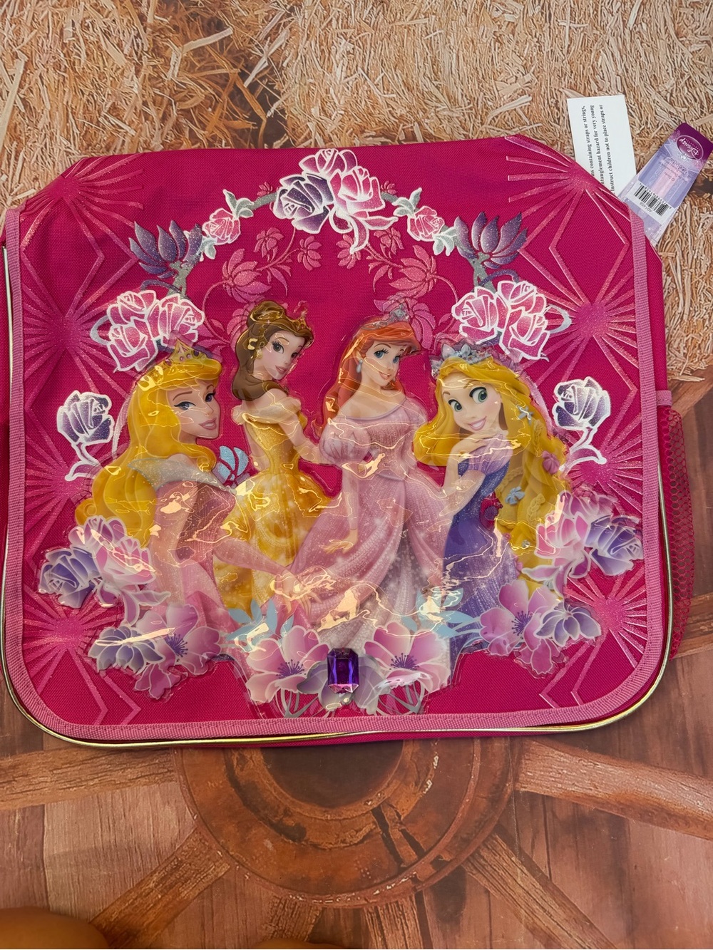 Disney Pink Princess Floral Carry Case with Classic Princesses 2YK